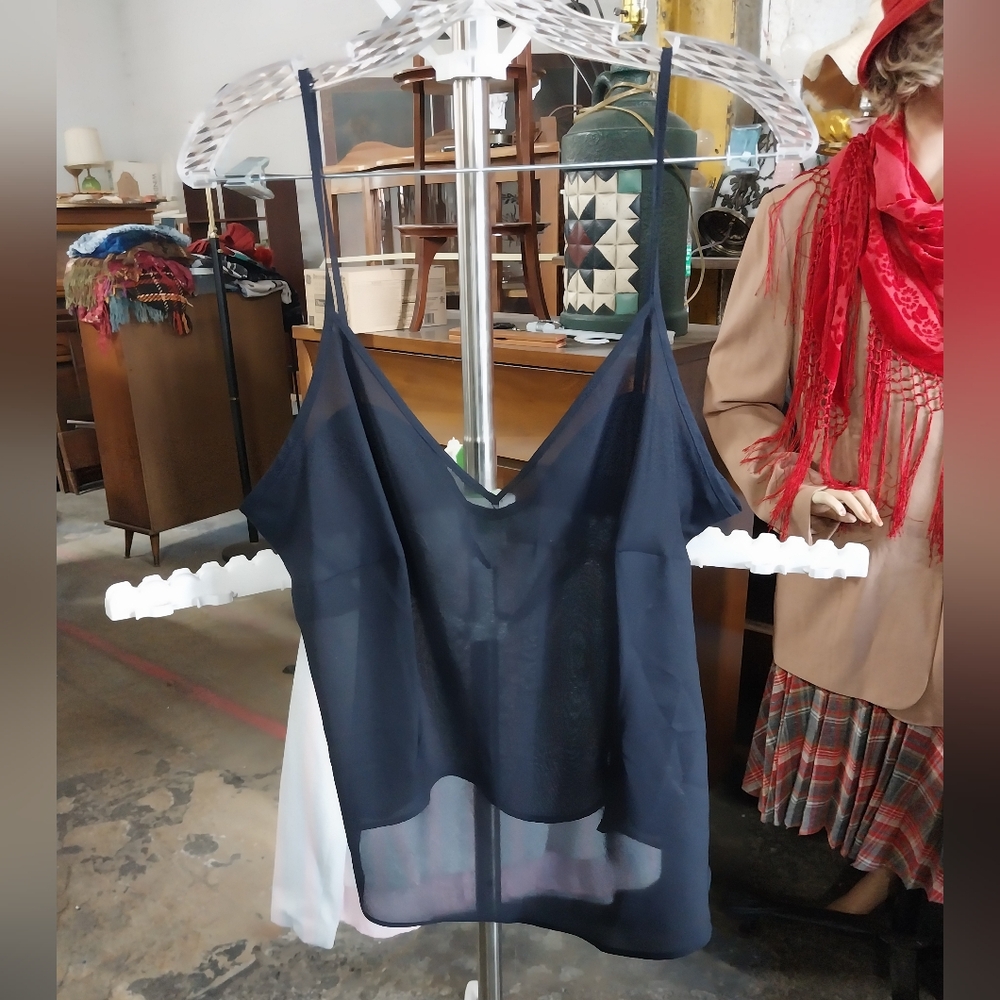 Chaps Navy Blue Women's Camisole Top